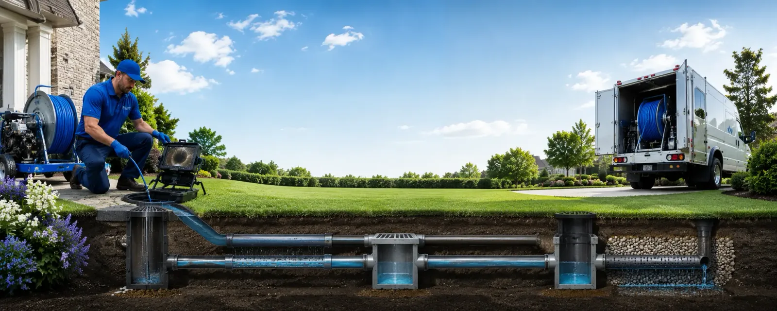 Outdoor drain cleaning information for Middle Granville, NY